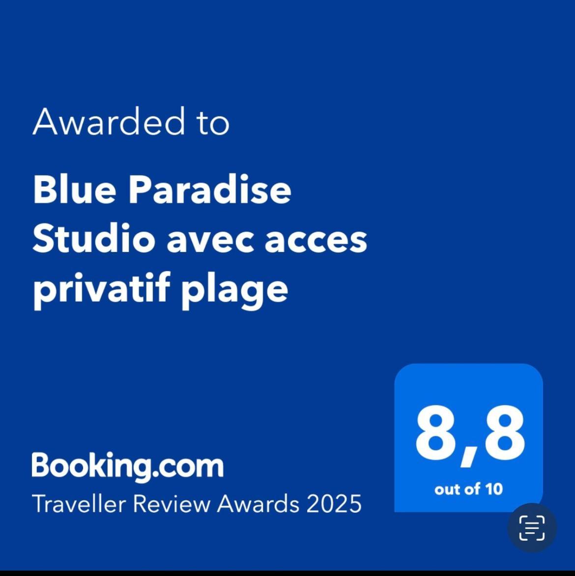 Blue Paradise Studio Avec Acces Privatif Plage Ле-Гозье Экстерьер фото